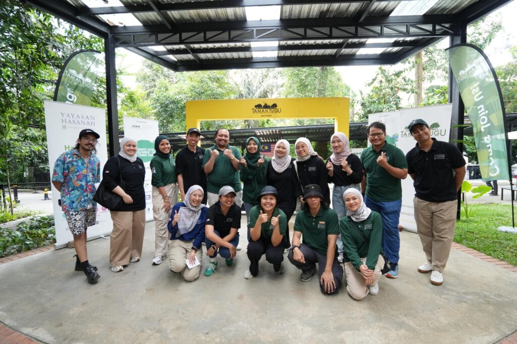 The Yayasan Hasanah team at Taman Tugu